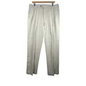 Land's End Men's Pleated Wool Traditional Fit Dress Pants‎ 65612 Size 35